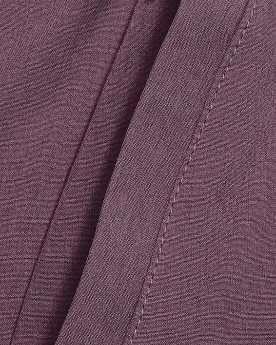 女士UA Flex Woven 3英寸短褲 in Purple image number 3