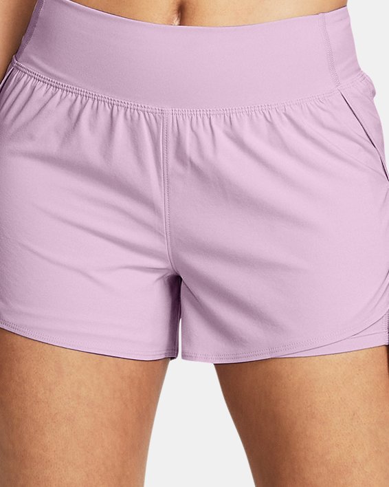 Women's UA Vanish 2-in-1 Shorts in Purple image number 2