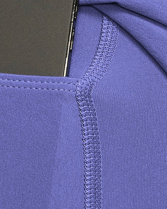 Pantalón corto 2 en 1 tejido UA Flex para mujer, Purple, pdpMainDesktop image number 3