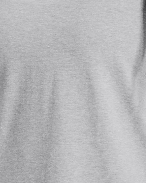 女士UA Essential Cotton Stretch T恤 in Gray image number 0