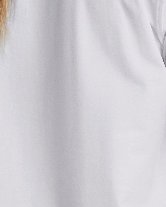 여성 UA 에센셜 코튼 스트레치 티셔츠 in White image number 1