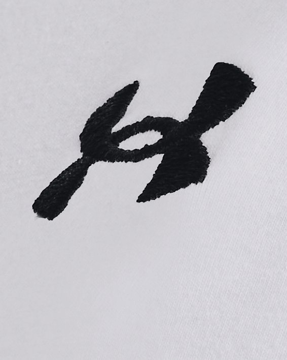 여성 UA 에센셜 코튼 스트레치 티셔츠 in White image number 3