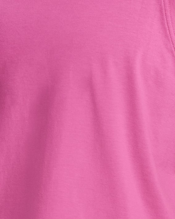 Women's UA Essential Cotton Stretch Tank, Pink, pdpMainDesktop image number 0