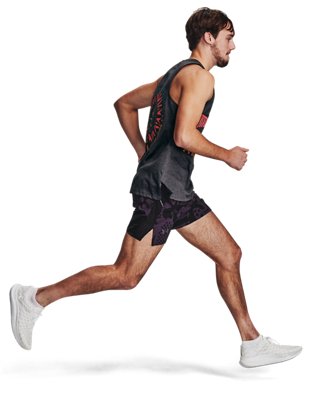 Men's UA We Run In Peace Singlet image number 2