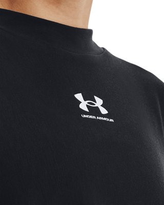 Sudadera oversize UA Rival Terry para mujer, Black, pdpMainDesktop image number 3