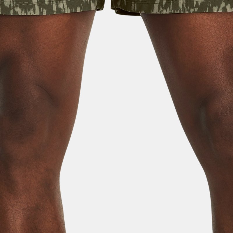 Under Armour Launch Elite Shorts für Herren (13 cm) Canyon Clay / Marine OD Grün / Reflektierend