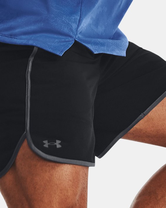 Men's UA HIIT Woven 8" Shorts in Black image number 2