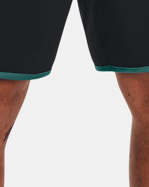 กางเกงขาสั้น UA HIIT Woven 8” สำหรับผู้ชาย in Black image number 0