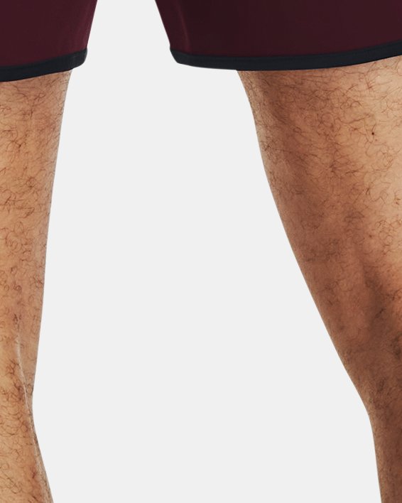 Men's UA HIIT Woven 6" Shorts, Maroon, pdpMainDesktop image number 1