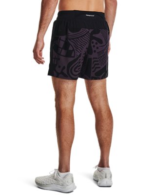 Shorts UA We Run In Peace para hombre, Black, pdpMainDesktop image number 1