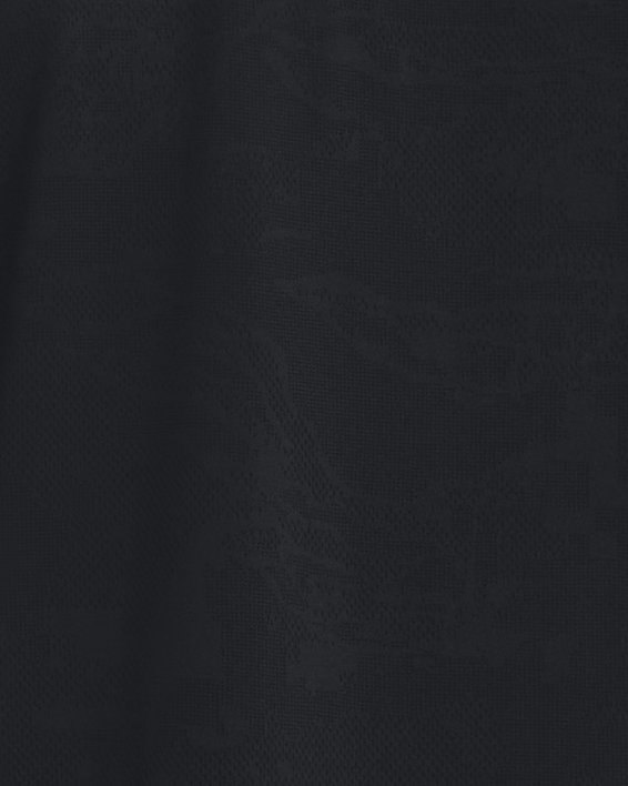 Men's UA Tech™ Vent Jacquard Short Sleeve in Black image number 1