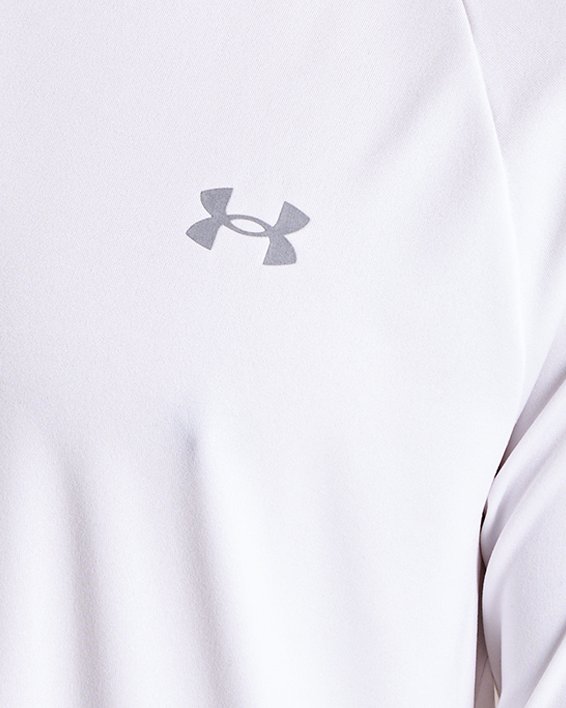Men's UA Tech™ Reflective Short Sleeve in White image number 4