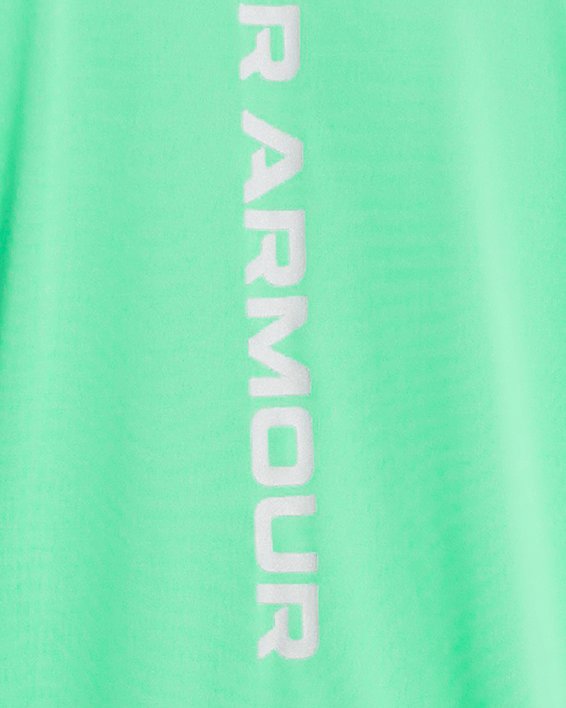 Men's UA Tech™ Reflective Short Sleeve, Green, pdpMainDesktop image number 1