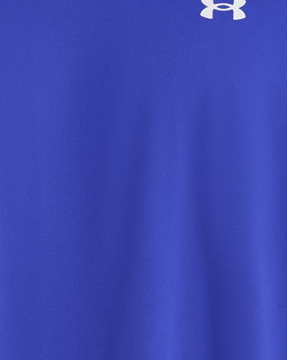 男士UA Tech™ Reflective短袖T恤 in Blue image number 0