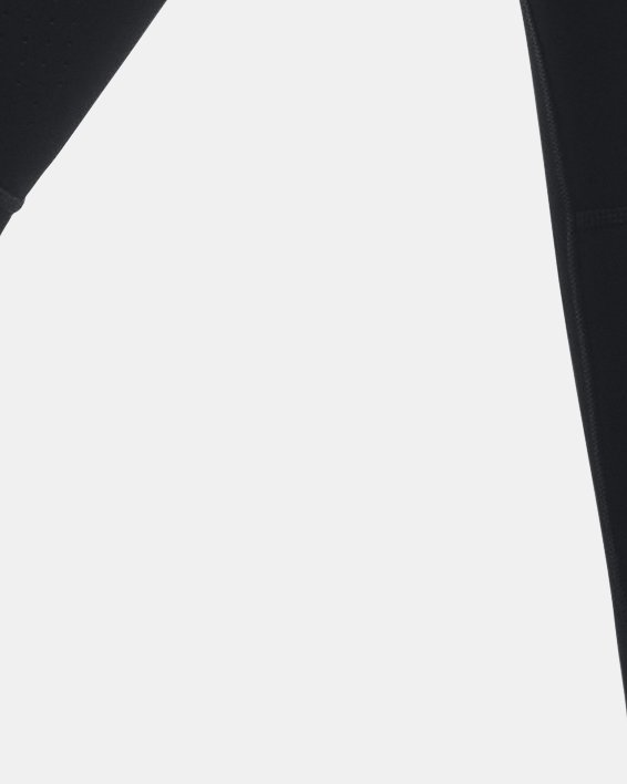 UA RUSH™ SmartForm Perforated九分緊身褲 in Black image number 1