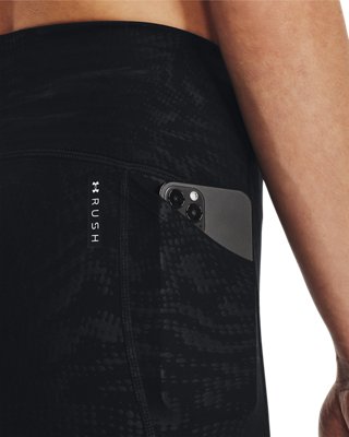 Women's UA RUSH&trade; Emboss Perf Leggings image number 3