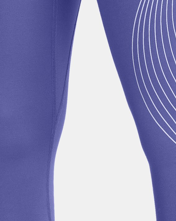 Women's UA Motion Branded Ankle Leggings in Purple image number 0