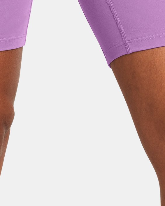 Women's UA Motion Bike Shorts in Purple image number 0