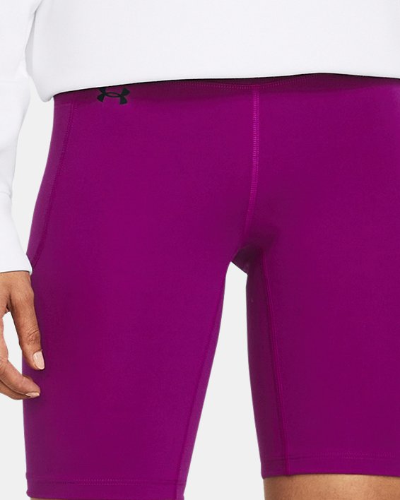 Shorts de ciclismo UA Motion para mujer, Purple, pdpMainDesktop image number 2