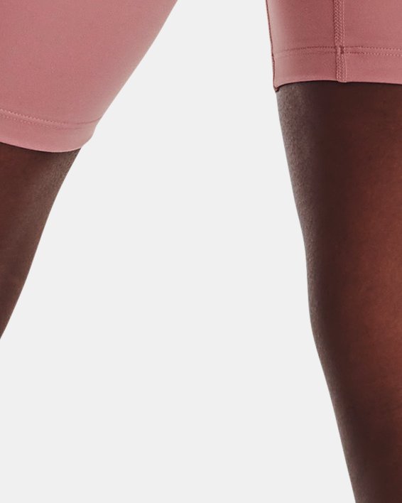 Shorts de ciclismo UA Motion para mujer, Pink, pdpMainDesktop image number 1
