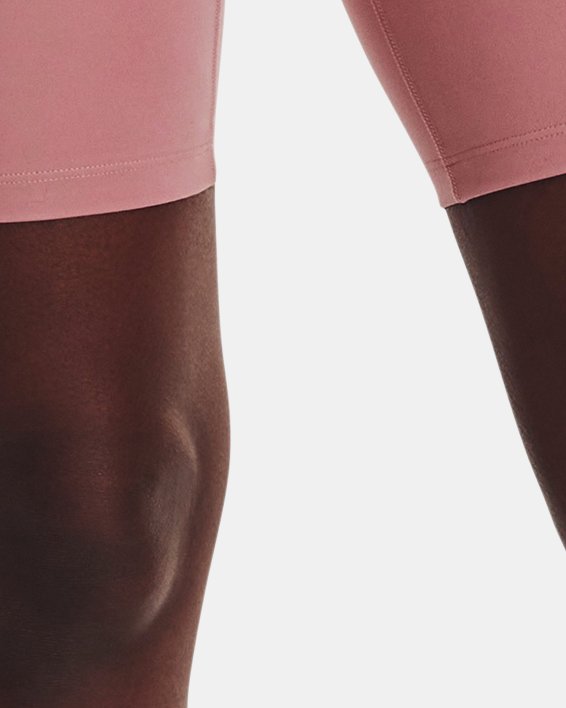 Shorts de ciclismo UA Motion para mujer, Pink, pdpMainDesktop image number 0