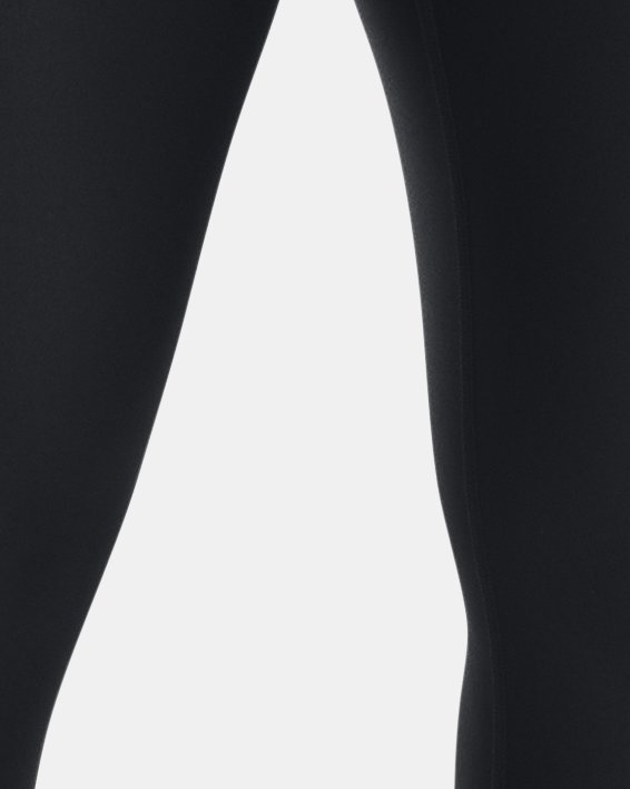 女士HeatGear® Branded Waistband緊身褲 in Black image number 0