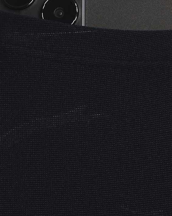 Women's HeatGear® No-Slip Waistband Emboss Leggings, Black, pdpMainDesktop image number 3