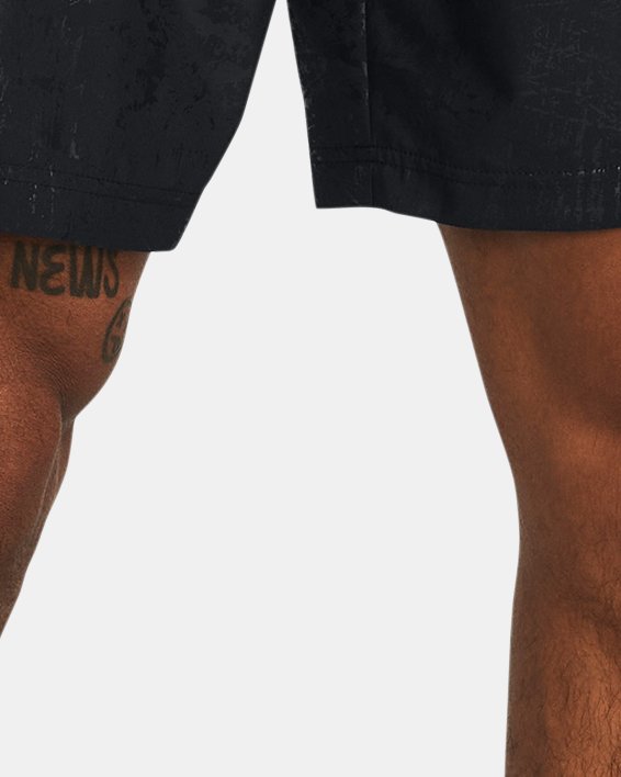 Men's UA Tech™ Woven Emboss Shorts, Black, pdpMainDesktop image number 0