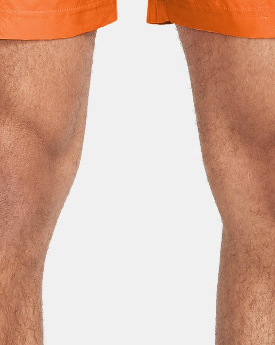 Men's UA Tech™ Woven Emboss Shorts, Orange, pdpMainDesktop image number 0