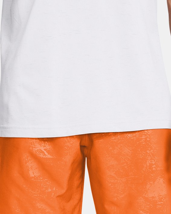 Shorts UA Woven Emboss da uomo, Orange, pdpMainDesktop image number 2