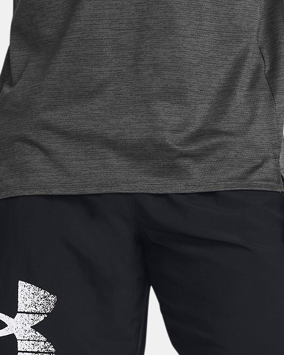 Men's UA Tech™ Woven Graphic Shorts in Black image number 2