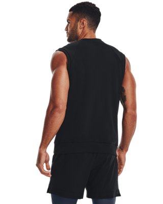 Men's UA Rival Fleece Sleeveless Crew image number 1