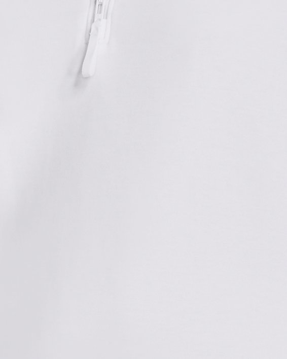 Unisex UA Summit Knit ½ Zip in White image number 4