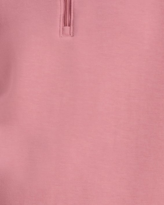 Unisex UA Summit Knit ½ Zip in Pink image number 3