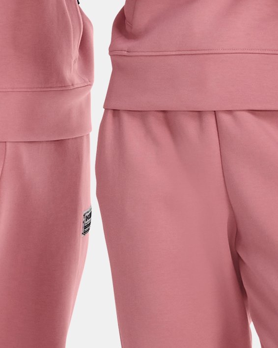 Unisex UA Summit Knit Joggers in Pink image number 0