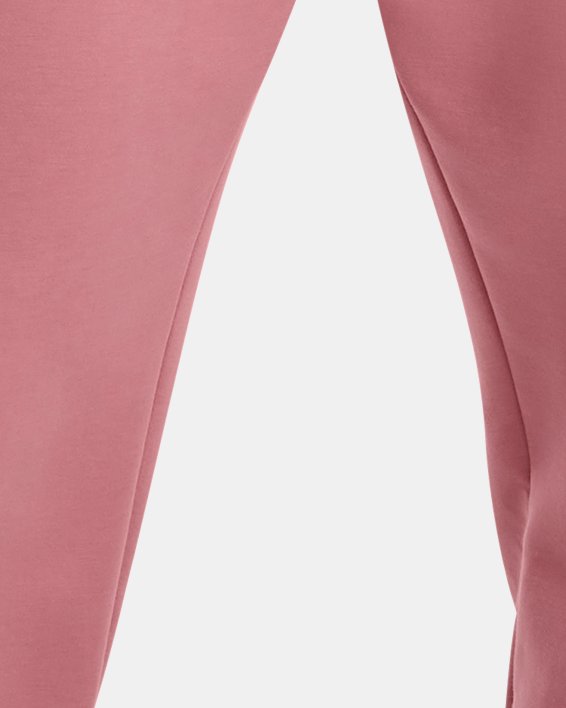 Unisex UA Summit Knit Joggers in Pink image number 2
