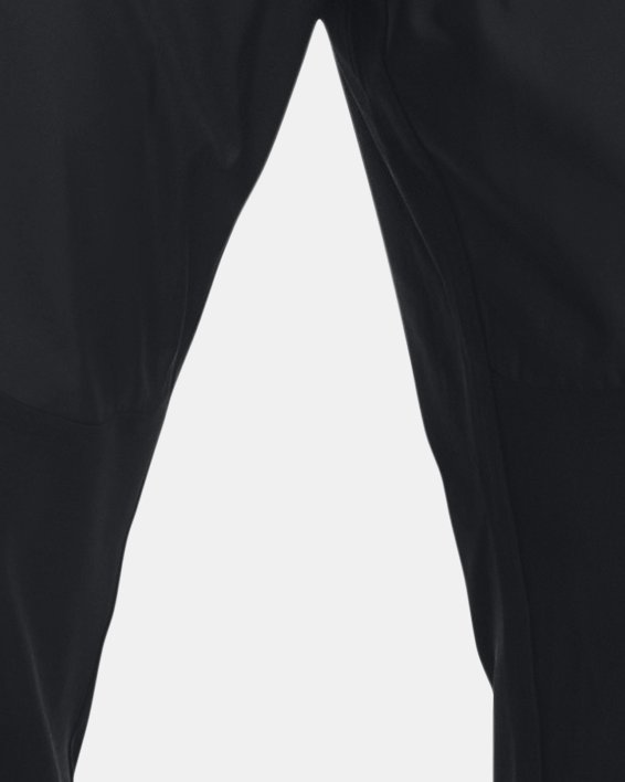 男士UA RUSH™ Woven長褲 in Black image number 0