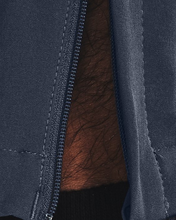男士UA RUSH™ Woven長褲 in Gray image number 3
