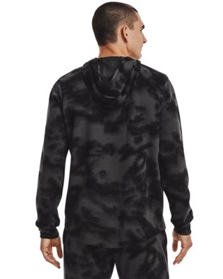 Sudadera con capucha UA Rival Terry para hombre, Black, pdpMainDesktop image number 1