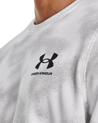 Sudadera UA Rival Terry para hombre, White, pdpMainDesktop image number 3