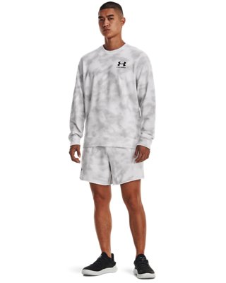 Sudadera UA Rival Terry para hombre, White, pdpMainDesktop image number 2