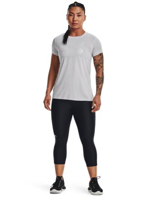 Playera UA Tech&trade; Twist Big Logo Gel para mujer, Gray, pdpMainDesktop image number 2