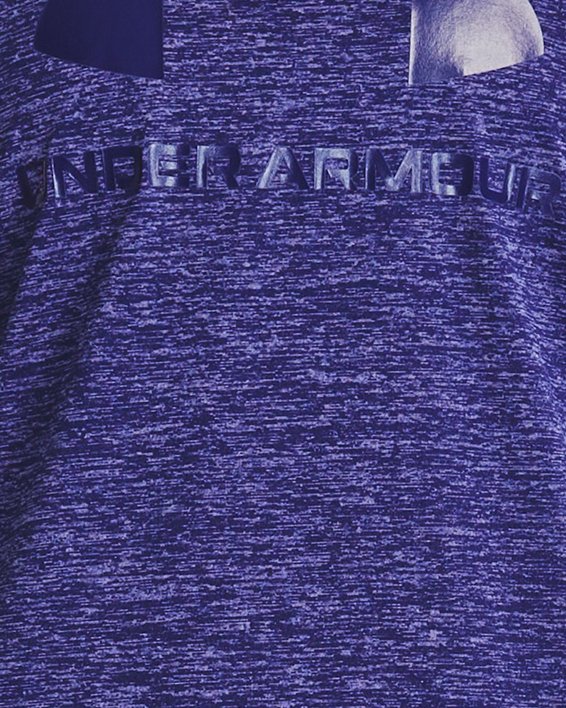 Women's UA Tech™ Twist Big Logo Gel Short Sleeve, Blue, pdpMainDesktop image number 0
