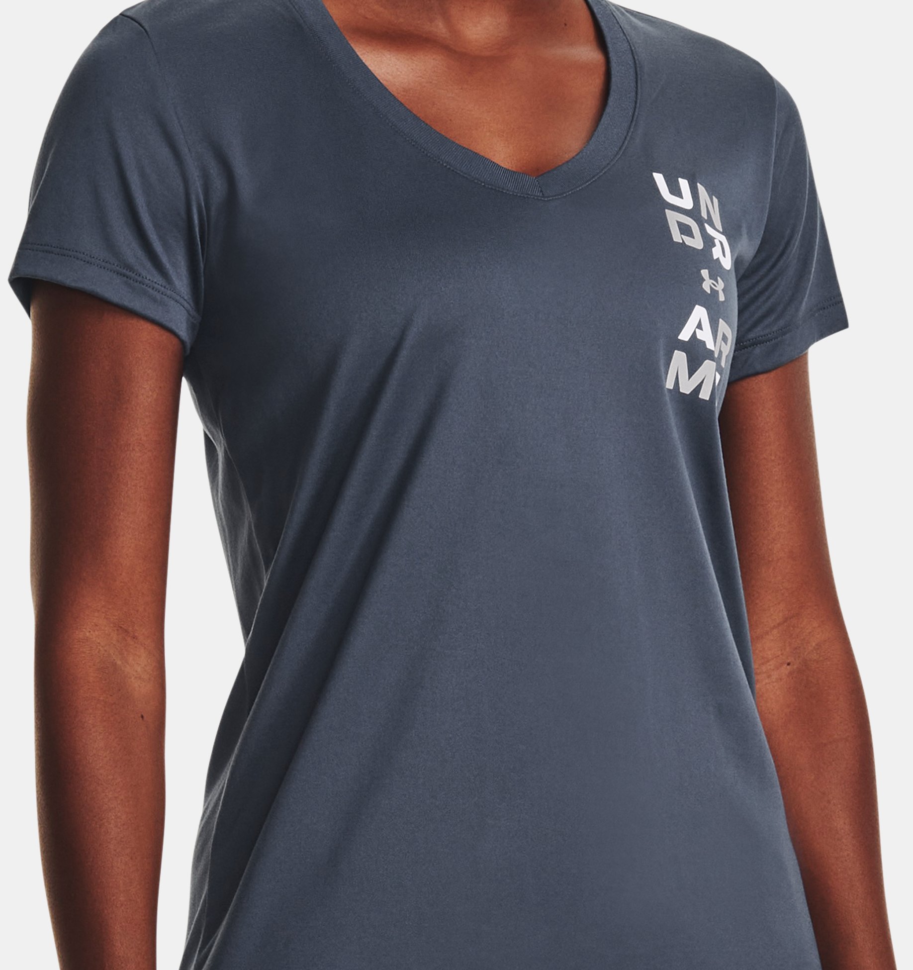 Women's UA Tech™ Graphic V-Neck Short Sleeve | Under Armour