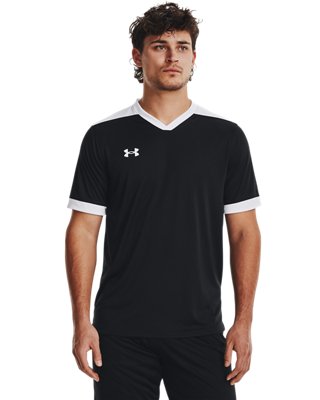 Black and white soccer jersey