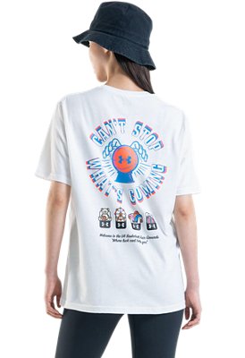 유니섹스 UA 캔트 스톱 왓츠 커밍 반팔 image number 5