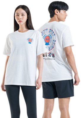 유니섹스 UA 캔트 스톱 왓츠 커밍 반팔 image number 3