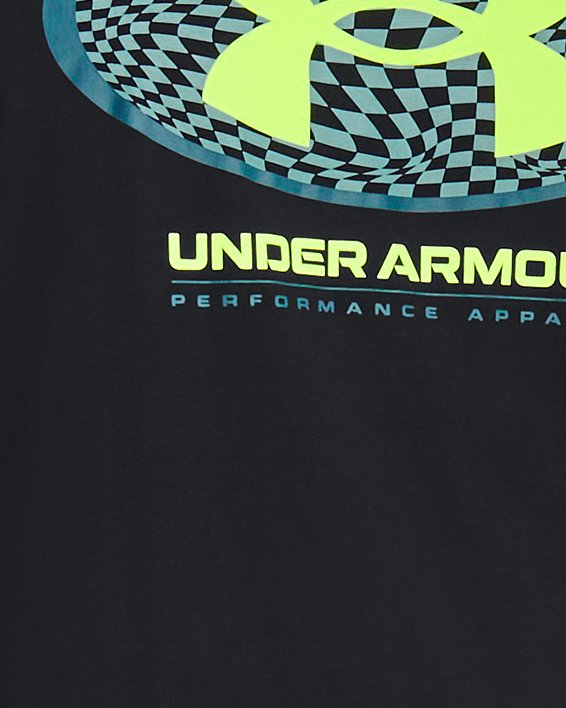 Men's UA Multi-Color Lockertag Short Sleeve in Black image number 0
