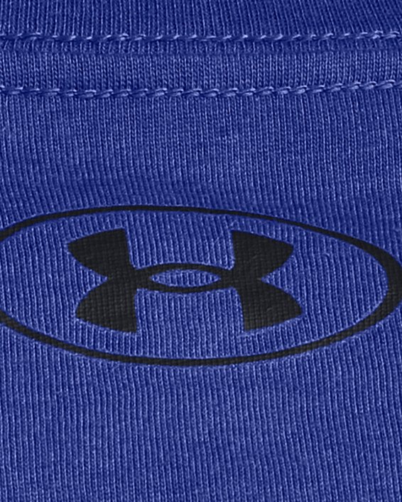 เสื้อแขนสั้น UA Multi Color Lockertag สำหรับผู้ชาย in Blue image number 3