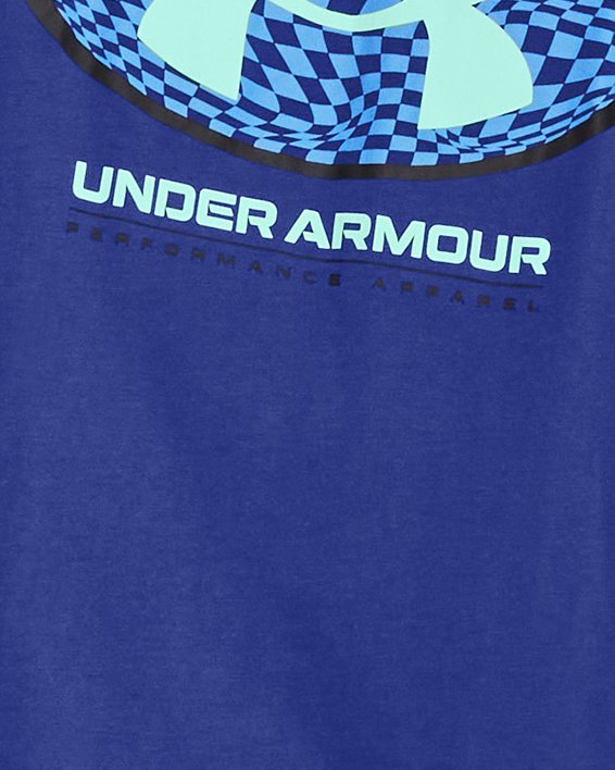 เสื้อแขนสั้น UA Multi Color Lockertag สำหรับผู้ชาย in Blue image number 0